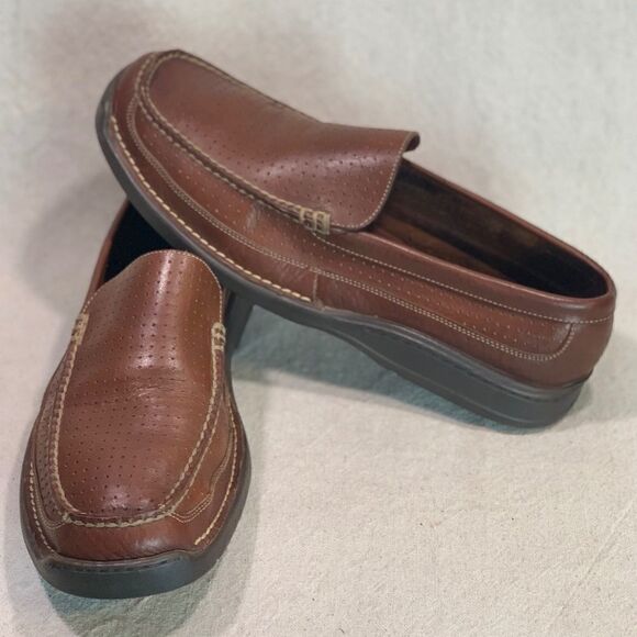 H.S. Trask Moc Toe Loafers Mens Size 11M - Picture 8 of 16
